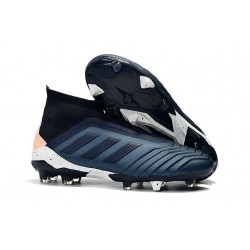 adidas New Predator 18+ FG Soccer Cleats Cyan Black