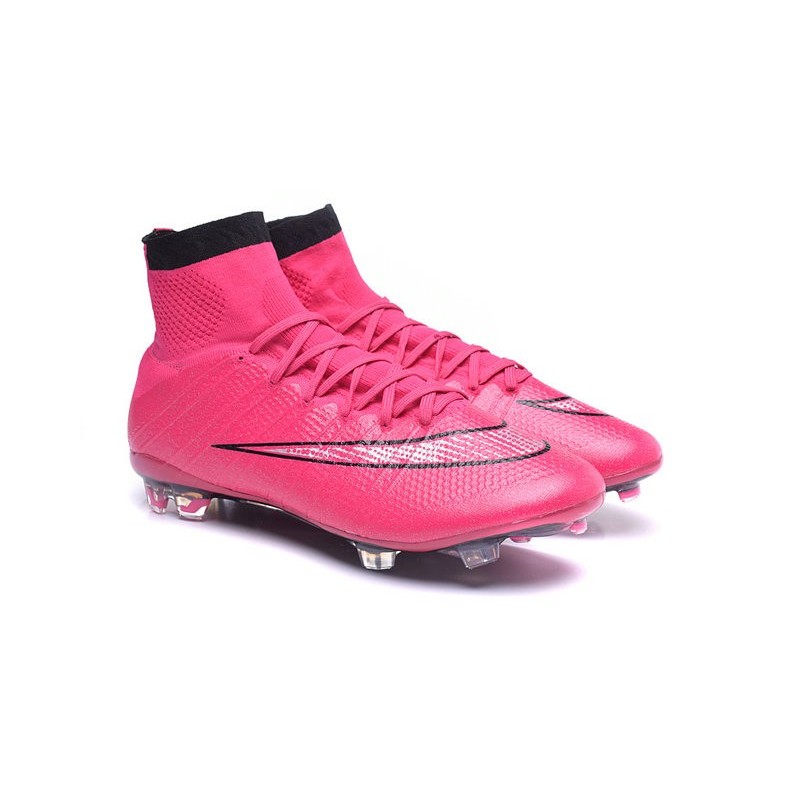 New 2015 Nike Mercurial Superfly 4 FG Football Cleats Hyper Pink
