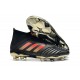 adidas Predator 18.1 Mens FG Football Boots Black Red