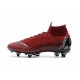 Nike Mercurial Superfly VI Elite Anti-Clog SG-Pro Boots Red Black