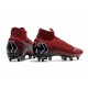 Nike Mercurial Superfly VI Elite Anti-Clog SG-Pro Boots Red Black