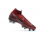 Nike Mercurial Superfly VI Elite Anti-Clog SG-Pro Boots Red Black