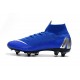 Nike Mercurial Superfly VI Elite Anti-Clog SG-Pro Boots Blue Silver