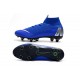 Nike Mercurial Superfly VI Elite Anti-Clog SG-Pro Boots Blue Silver