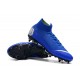 Nike Mercurial Superfly VI Elite Anti-Clog SG-Pro Boots Blue Silver