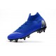 Nike Mercurial Superfly VI Elite Anti-Clog SG-Pro Boots Blue Silver