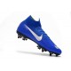 Nike Mercurial Superfly VI Elite Anti-Clog SG-Pro Boots Blue Silver