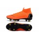 Nike Mercurial Superfly VI Elite Anti-Clog SG-Pro Boots Orange Black