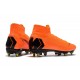 Nike Mercurial Superfly VI Elite Anti-Clog SG-Pro Boots Orange Black