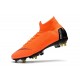 Nike Mercurial Superfly VI Elite Anti-Clog SG-Pro Boots Orange Black