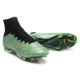 New 2015 Nike Mercurial Superfly Iv FG Football Cleats Green Gold Black