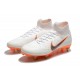 Nike Mercurial Superfly VI Elite Anti-Clog SG-Pro Boots White Orange