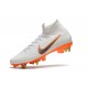 Nike Mercurial Superfly VI Elite Anti-Clog SG-Pro Boots White Orange