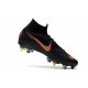 Nike Mercurial Superfly VI Elite Anti-Clog SG-Pro Boots Black Orange