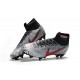 Neymar Nike Mercurial Superfly VI Elite Anti-Clog SG-Pro White Black Red