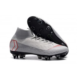 Nike Mercurial Superfly 6 Elite AC SG-Pro Cleats - Grey Red