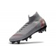 Nike Mercurial Superfly 6 Elite AC SG-Pro Cleats - Grey Red