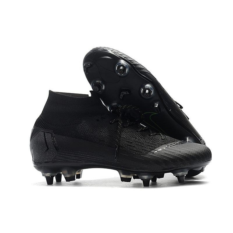 Nike Mercurial Superfly 6 Elite AC SG Pro Cleats All Black
