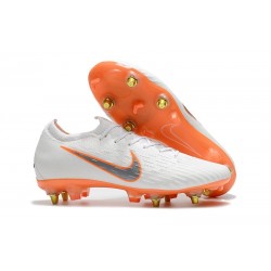 Nike Mercurial Vapor XII Elite Anti-Clog SG-Pro White Orange