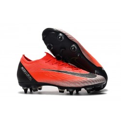 Ronaldo Nike Mercurial Vapor XII Elite Anti-Clog SG-Pro Crimson Black