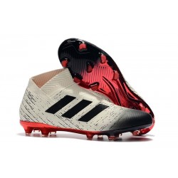 New Adidas Nemeziz 18+ FG Soccer Boots - White Black Red
