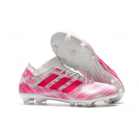 adidas Messi Nemeziz 18.1 FG Pink White