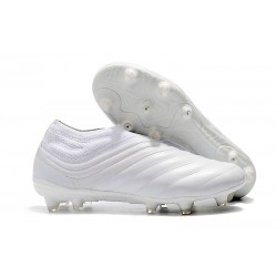 adidas Copa 19+ FG Firm Ground Soccer Cleats - All White