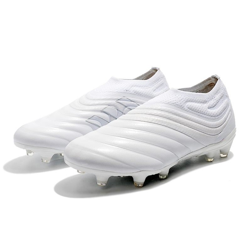 adidas Copa 19+ FG Firm Ground Soccer Cleats All White