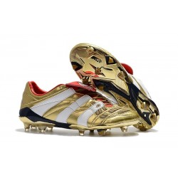 adidas Predator Accelerator Electricity FG Boot - Golden White Red