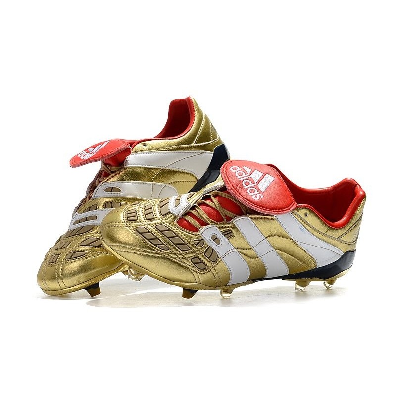 adidas Predator Accelerator Electricity FG Boot - Golden White Red