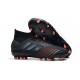 adidas Predator 19.1 FG Soccer Cleat Black Red