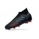 adidas Predator 19.1 FG Soccer Cleat Black Red