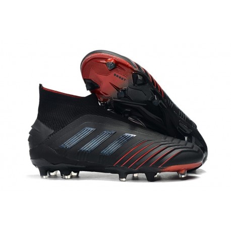 adidas Predator 19+ FG Firm Ground Boots - Archetic Black Red