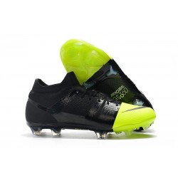 Nike Mercurial Greenspeed 360 FG Cleats Black Metallic Silver Volt