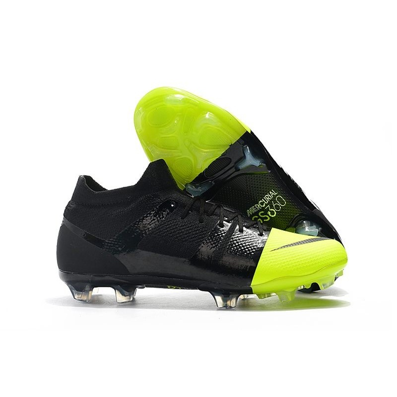 nike mercurial gs 360 fg cleat black volt