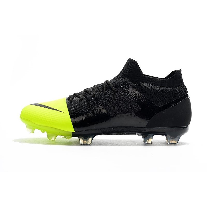 nike mercurial gs 360 fg cleat black volt