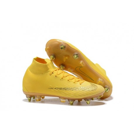 Nike Mercurial Superfly 6 Elite AC SG-Pro Cleats - Yellow Gold