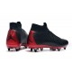 Nike x Jordan Mercurial Superfly 6 Elite AC SG-Pro Cleats - Black Red