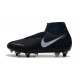 Nike Phantom VSN Shadow Elite DF SG-Pro Anti Clog Black Silver Blue