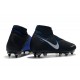 Nike Phantom VSN Shadow Elite DF SG-Pro Anti Clog Black Silver Blue