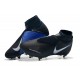 Nike Phantom VSN Shadow Elite DF SG-Pro Anti Clog Black Silver Blue