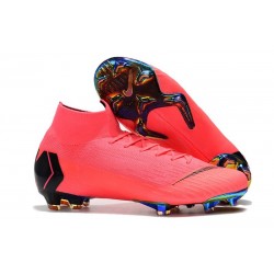 Nike Mercurial Superfly 6 Elite FG Mens Soccer Boot Pink Black