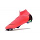 Nike Mercurial Superfly 6 Elite FG Mens Soccer Boot Pink Black