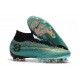 Ronaldo Nike Mercurial Superfly VI 360 Elite AG-Pro Cleats Blue Gold