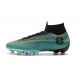 Ronaldo Nike Mercurial Superfly VI 360 Elite AG-Pro Cleats Blue Gold