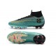 Ronaldo Nike Mercurial Superfly VI 360 Elite AG-Pro Cleats Blue Gold