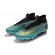 Ronaldo Nike Mercurial Superfly VI 360 Elite AG-Pro Cleats Blue Gold