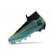 Ronaldo Nike Mercurial Superfly VI 360 Elite AG-Pro Cleats Blue Gold