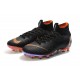 Nike Mercurial Superfly VI 360 Elite AG-Pro Cleats Black Orange