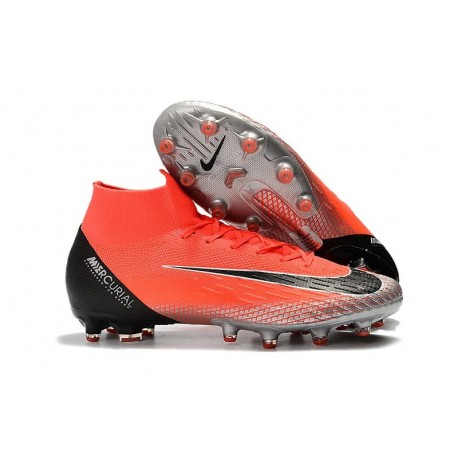 Nike Mercurial Superfly VI 360 Elite AG-Pro Cleats Crimson Black